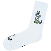 Носки "Енот" цв.белый, размер 36-41