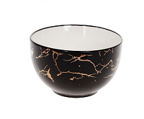 Салатник "Черный мрамор" 13,5х13,5х7,5см