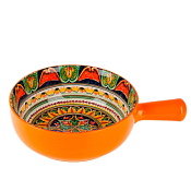 "Arabesque" Orange" Кокотница с ручкой 22х16см