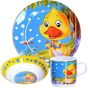 Набор посуды "Утенок" 3пр.