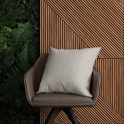 "Рогожка" Наволочка декоративная 40х40см, цв.экрю