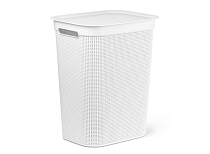 BRISEN Корзина для белья 50л, 43,1х34х52,9см, цв.белый