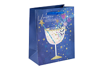 Пакет бумажный "Игристого настроения!" 23х18х10см