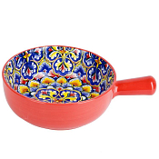 "Arabesque" Red" Кокотница с ручкой 21,5х16х5,8см