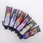 "DripDrop" Зонт женский, 3 слож, автомат