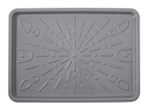 Лоток для обуви 53,5х38х4см, цв.серый