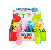 Ручной вентилятор "Ветерок.Жирафик" 16х10х8см, 4в.