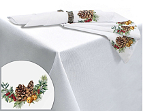 Набор салфеток "Шишки" 4шт. 45х45см