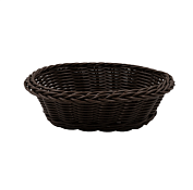 Корзина плетеная "Полиротанг" 23х17х7см, цв.коричневый