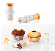 "DELICIA" Шприц-нож для наполнения кексов начинкой 7см 2шт