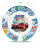 "Future cars" Тарелка 19,6см