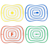 Набор гибких разделочных досок 4шт. 30х40см