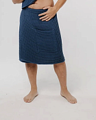 Килт мужской "Бохо" 60х140см, цв.синий