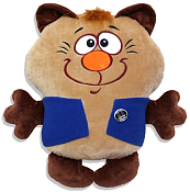 Игрушка мягк. "Кот в жилетке" 47х48см