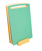 "Practic" Набор разделочных досок на подставке, 3шт., 29х20х4см