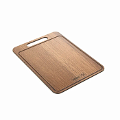 "COMPOSE EAT" Everyday"  Доска разделочная 33х25х0,4см с ручкой, цв.дуб коричневый