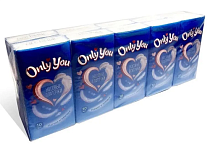 "Only You" Платочки бумажные гигиенические двухслойные 10шт.