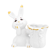 Вазочка под зубочистки "Кролик с капустой" 8,5см