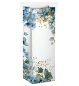 Пакет бумажный "Цветочный вальс" 25х25х11см