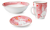 "Apollo" Набор посуды "Honey Bunny" 3пр.