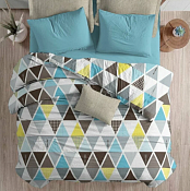 Комплект постельного белья Браво "Леонард" семейный, 70х70см, поплин