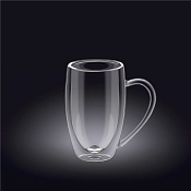 WILMAX Thermo Glass Кружка с двойными стенками 250мл
