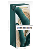 Пакет бумажный "Изумрудные листья" 25х25х11см