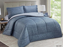 "Cleo"Notte Bianca" Комплект постельного белья с одеялом "Адриано" евро, 50х70см, сатин 32/007-NBO