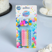 Свечи для торта "Спираль" 12шт.