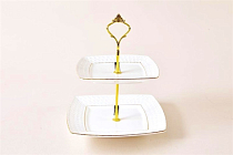 "Снежная королева" Этажерка 2 уровня 16,5см; 20см