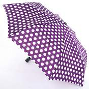 "Rain`s Talk" Зонт женский, 3 слож., автомат, цв.фиолетовый