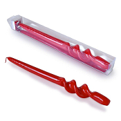 Свеча "Флекс" 33см, цв.красный