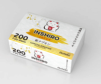 "INSHIRO"EkoNeko" Салфетки бумажные в мягкой упаковке, двухслойные 200шт.