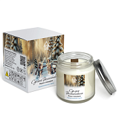 Свеча "Мороз и мандарин" 6,4х6,8см