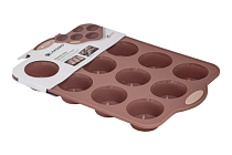 "Dusty Rose" Форма для выпечки 12 ячеек 34х22см стальная рама