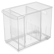 "Econova" Органайзер с разделителями "Rolly" 10,6л, 16,5х30,5х24,2см, цв.прозрачный