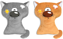 Игрушка мягк. "Кот с заплатками" 31х39см