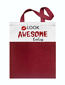 Сумка текстильная "Awesome" 34х44