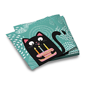 "Кошки" Салфетки трехслойные 33х33см, 20шт