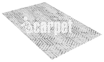 ICARPET PRINT Коврик универсальный "Соты Омега" 40х60см,цв.светло-серый 103