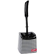 "YORK" Ерш с подставкой "Style Pepita" 36,5см, цв.черный