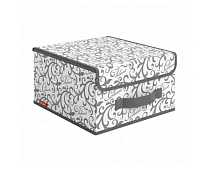 "VALIANT" CLASSIC GREY Короб стеллажный с крышкой на магните 20х30х16см