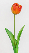 Цветок искусственный "Тюльпан", h 45см, цв.оранжевый