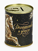 Копилка-банка "Богатства и успеха с лошадью" 7,5х9,5см