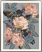 Декор. изобр. "Розовый букет" 40х50х2,5см