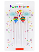 Свечи для торта на пиках "Воздушные мечты" 5шт