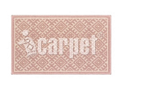 SHAHINTEX "A LA RUSSE" Коврик универсальный 60х120см, цв.пудра