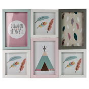 Фоторамка настенная "Dream on" на 6 фото