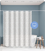 Штора для ванной "Ливз" 180х200см