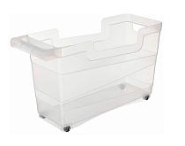 Ящик для хранения "Tule" на колесиках 12,5л, 45,3х16х25,7см